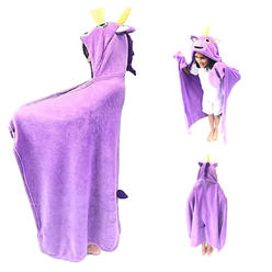 As Seen On TV Bright Eye Blanket- Purple Unicorn