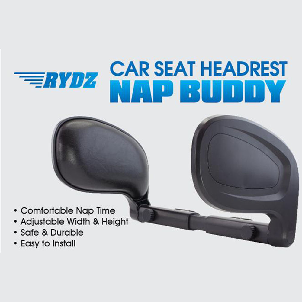 RYDZ Car Seat Headrest Nap Buddy - Travel with Comfort and Support