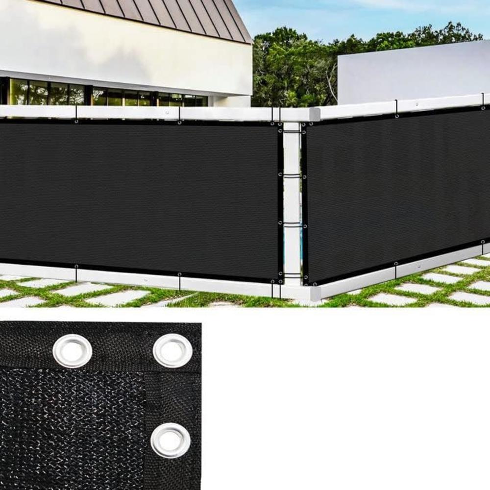 Ideaworks Deck & Fence Privacy Screen- Black