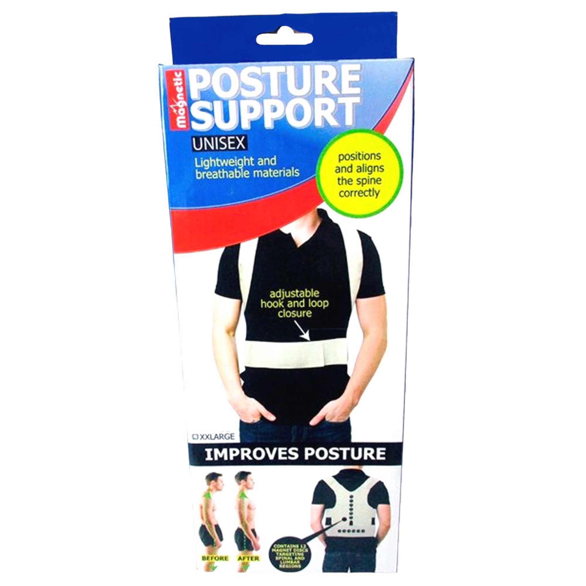 kole Magnetic Posture Support Back Brace Unisex