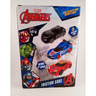 Marvel Friction Cars 6 Cars Spider Man And Avengers Black Panther Iron Man