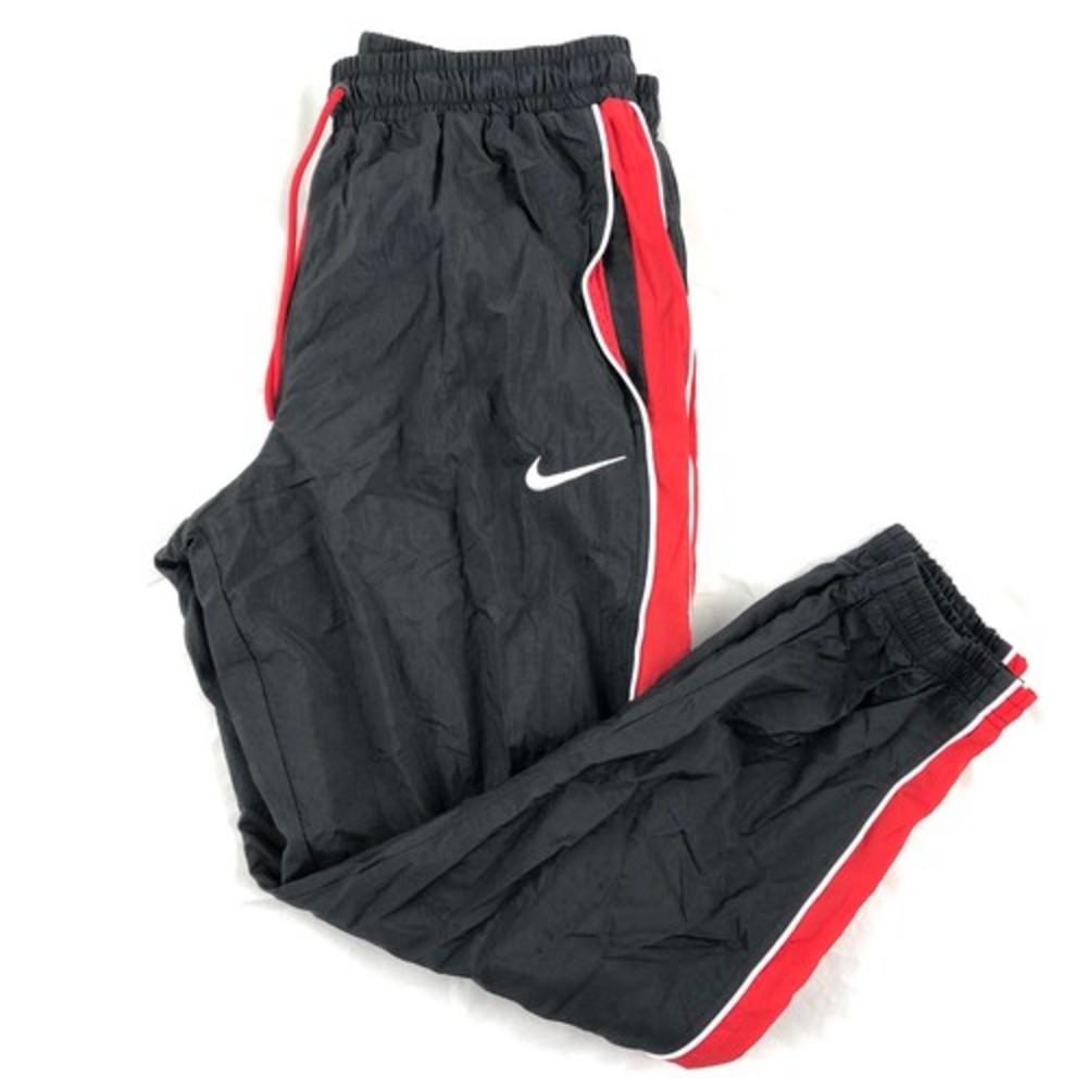 Nike Throwback Woven Basketball Track Pants Black Red White Av6652