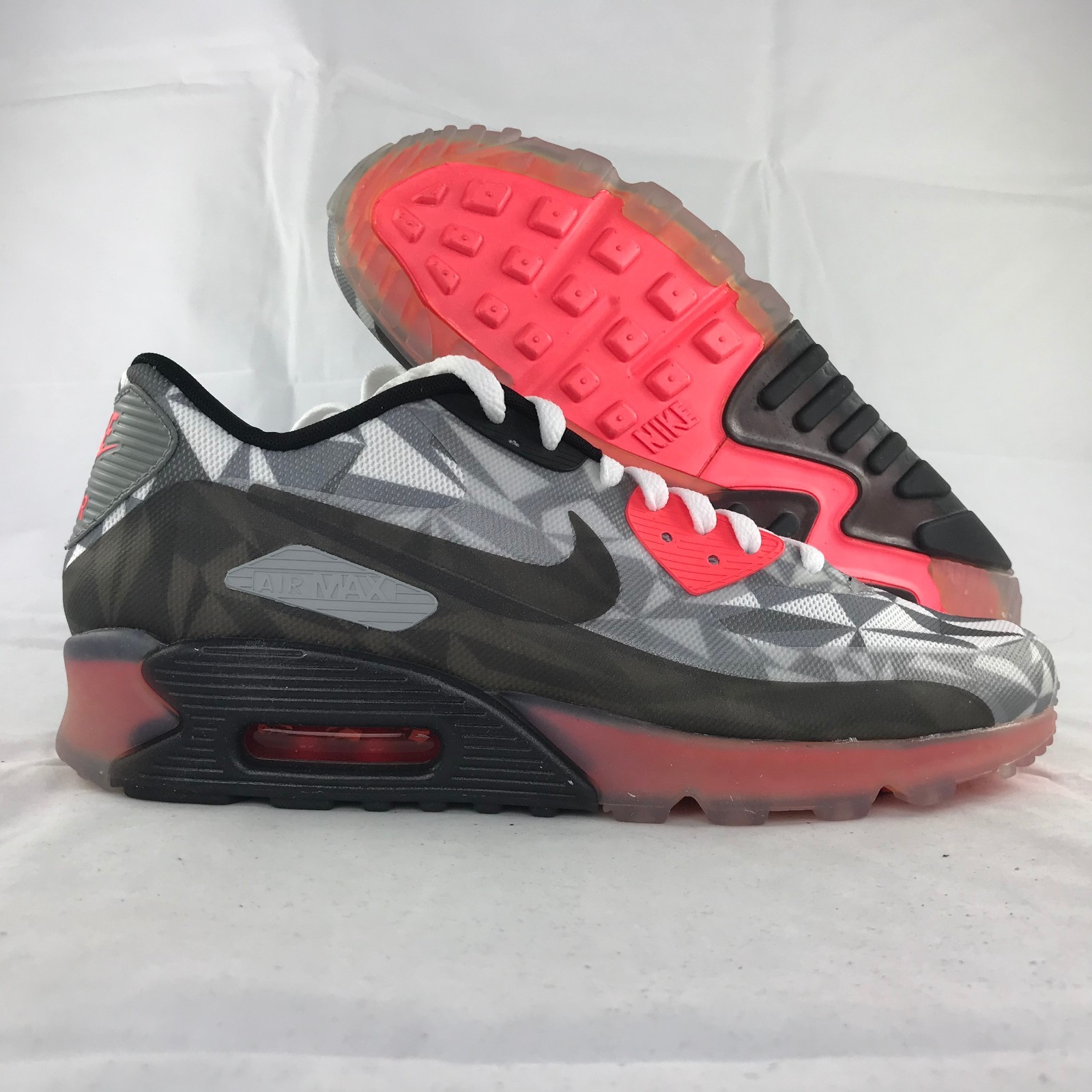 Nike Air Max 90 Ice Dark Grey White Black Infrared 631748 Air Max 90 Ice Dark Grey 631748 006