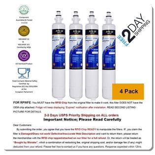 Excelpure Ep Rpwf 4pc Rpwf Refrigerator Water Filter Ge Replacement Rpwfe Compatible After Convert