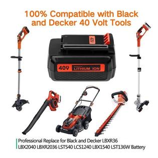 Black Decker For Black Decker 40volt Max Lithium Battery 2 5ah Lbx2040 Lbxr36 Lbx2040 Lht2436
