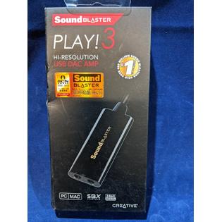 06sb Creative Sound Blaster Play 3 Hi Res Usb Dac Amp Audio Adapter Sb1730 For Pc Mac 06sb Creative Sound Blaster Play 3 Hi Res Usb Dac Amp Audio Adapter Sb1730 For Pc Mac