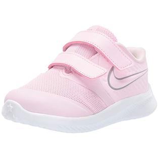 Nike Boys Star Runner 2 (TDV) Sneaker, Pink Foam/Metallic Silver - Volt 4C Toddler US Toddler
