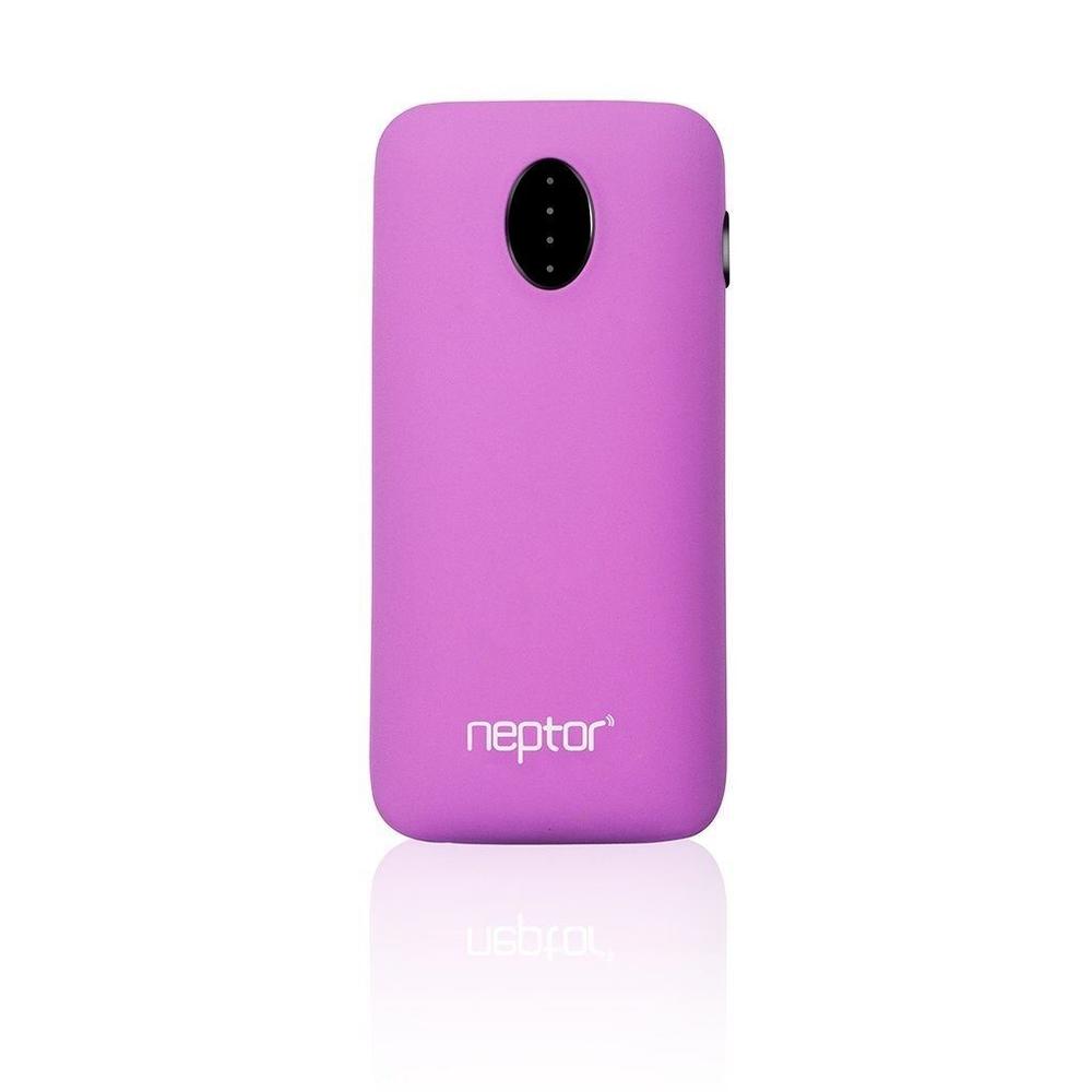 Neptor 5600mAh Dual Port Portable Battery Charger for Smartphone & Tablet Purple