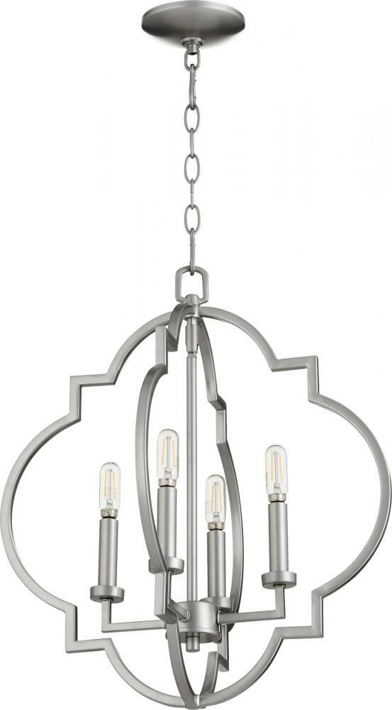 Quorum Lighting 6842 4 64 Dublin Pendant Light Clic Nickel Quorum Lighting 6842 4 64 Dublin