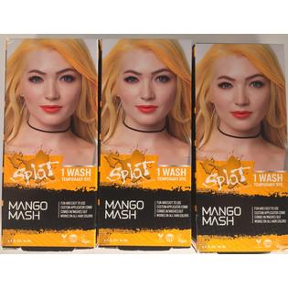 Splat Mango Mash 1 Wash Temporary Hair Dye Lot Of 3 Boxes 1 5 Fl Oz
