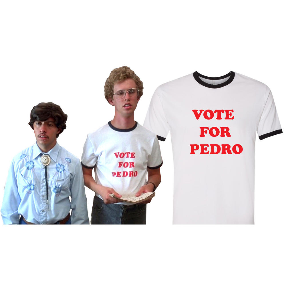 Next Level Apparel Vote For Pedro Custom Mens T Shirt Tee New