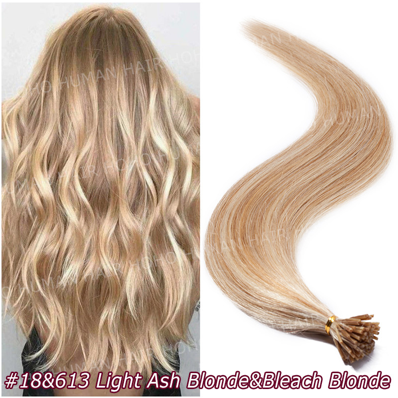 S Noilite Thick Bondings Keratin 100 Remy Human Hair Extensions