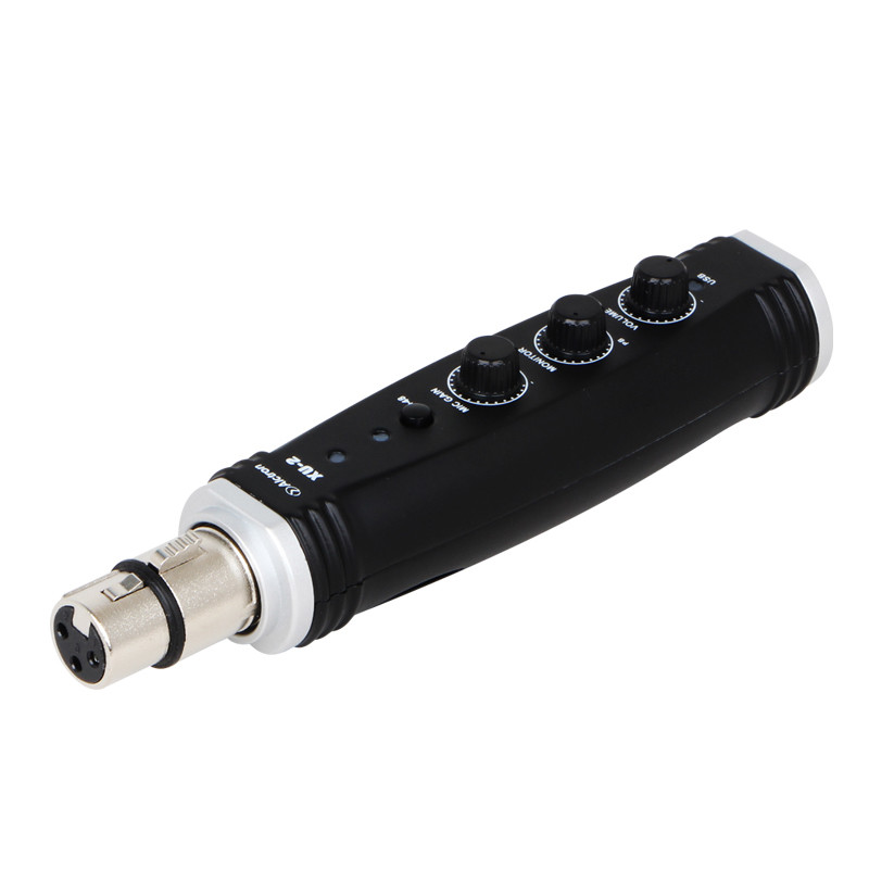 Alctron Mh Xu 2 Digital Audio Interface Mic Xlr Usb Signal Transform Converter 48v Phantom Power