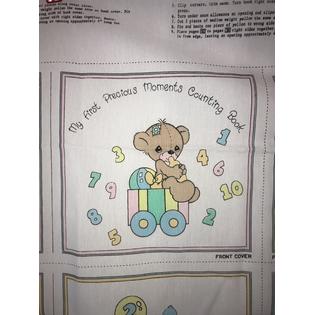Precious Moments Fabric Panel Baby Counting Book Animal Number Cut