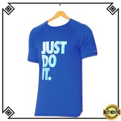 Nike Nwt Nike Just Do It Logo Hydroguard Swim Shirt Men S Blue T Shirt Size Xl