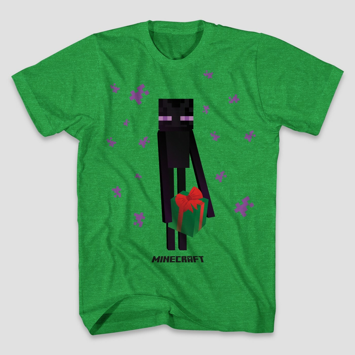 New Mojang Minecraft Christmas T Shirt Enderman Xs S M Xl