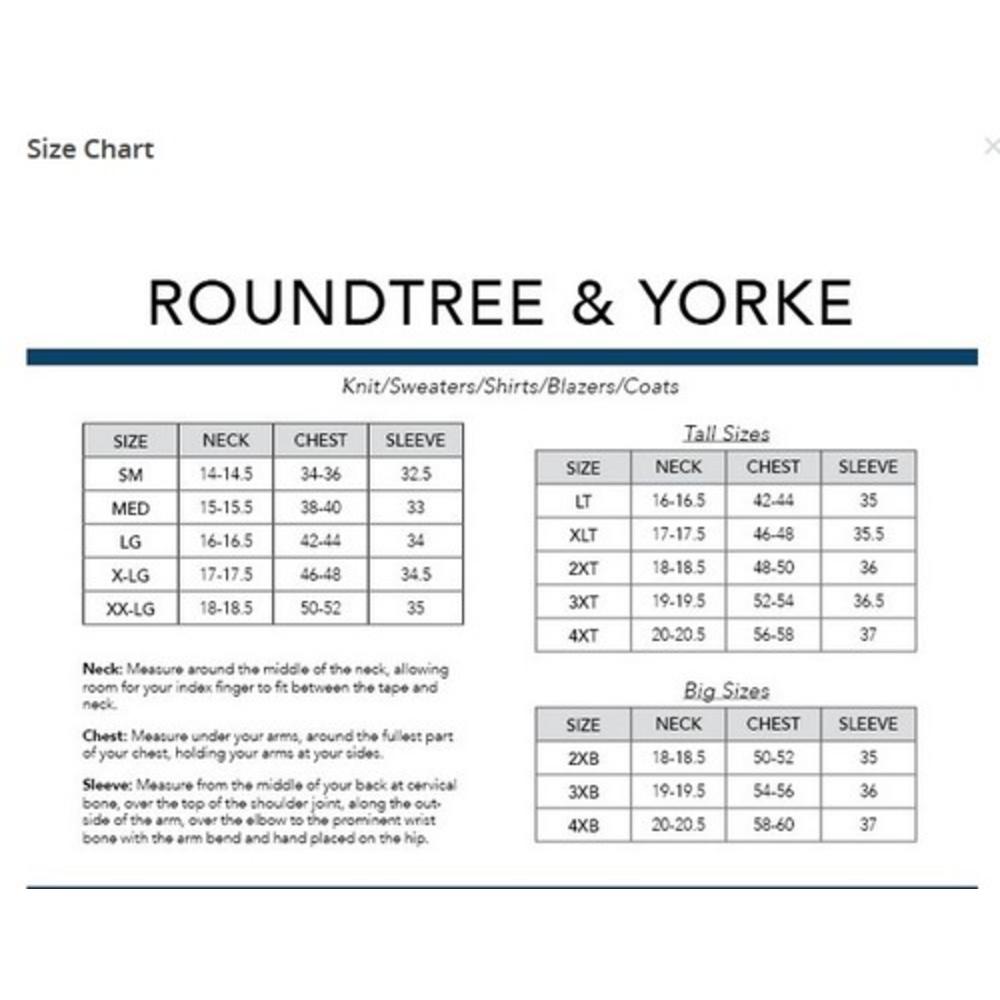 Roundtree & Yorke NWT Gold Label Roundtree Yorke Drk Blue ...
