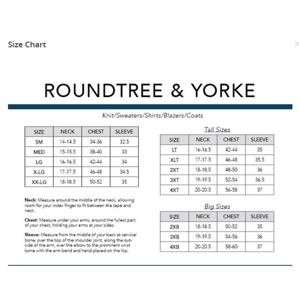 Roundtree & Yorke NWT Gold Label Roundtree York Black ...