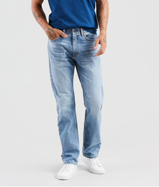 Levi's 505 levis jeans Regular Fit Jeans blue color MSRP $58.00