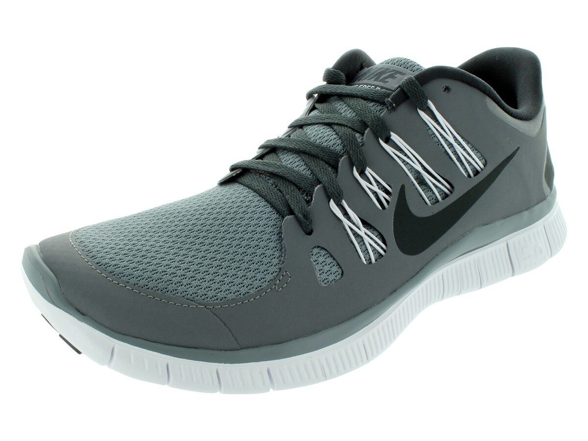 Nike Free 5.0 + Mens Running Shoes Cool Grey/Anthracite-White 