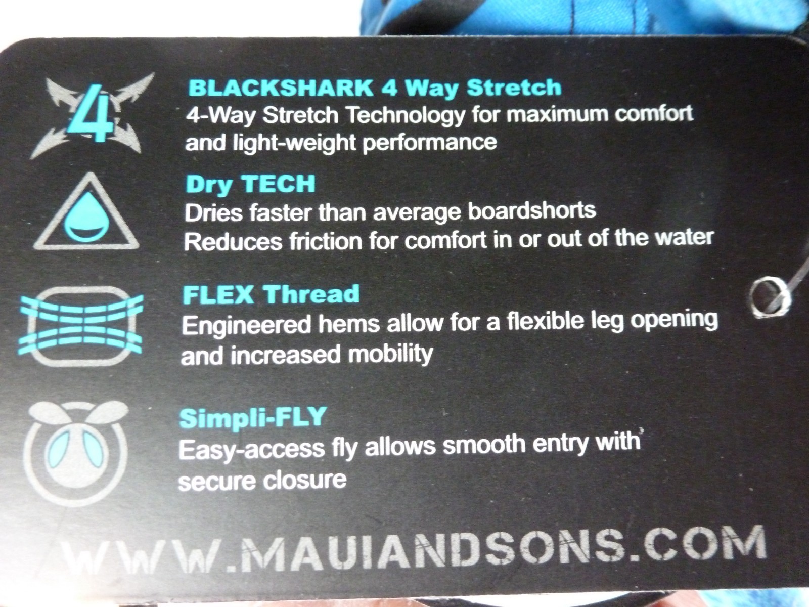 Maui And Sons Maui Sons Geometric Print Board Short Men S Size