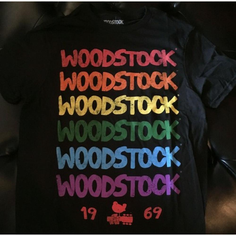 Woodstock T-shirt Rock Vintage style S-3XL tee Peace 1969 Concert Classic
