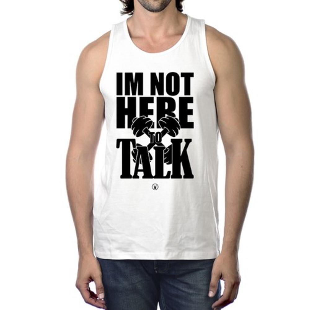 The Tough Wear I M Not Here To Talk Gym Rabbit Muscle T Shirt Tank 6col Sleeveless Fitness D240 The Tough Wear I M Not Here To Talk Gym Rabbit Muscle T Shirt Tank 6col Sleeveless Fitness D240