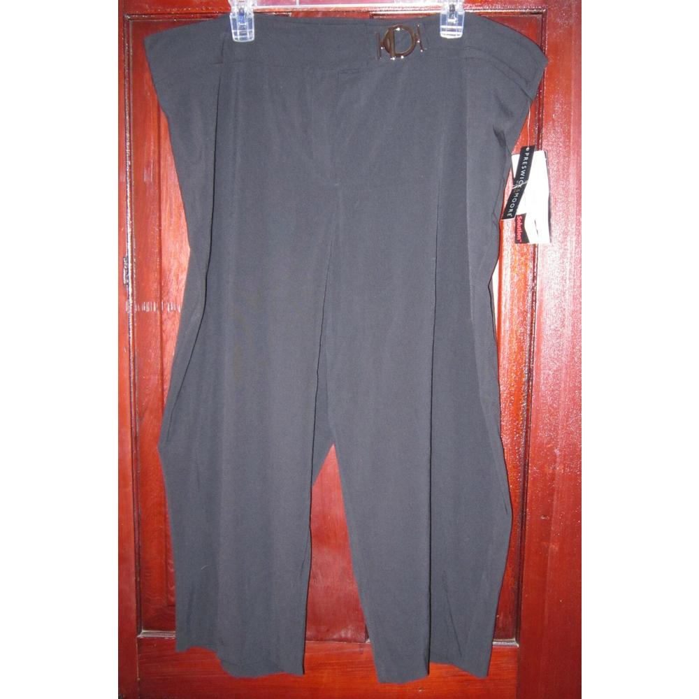 Preswick Moore Women Plus New 22w Capri Pants Cropped Slacks