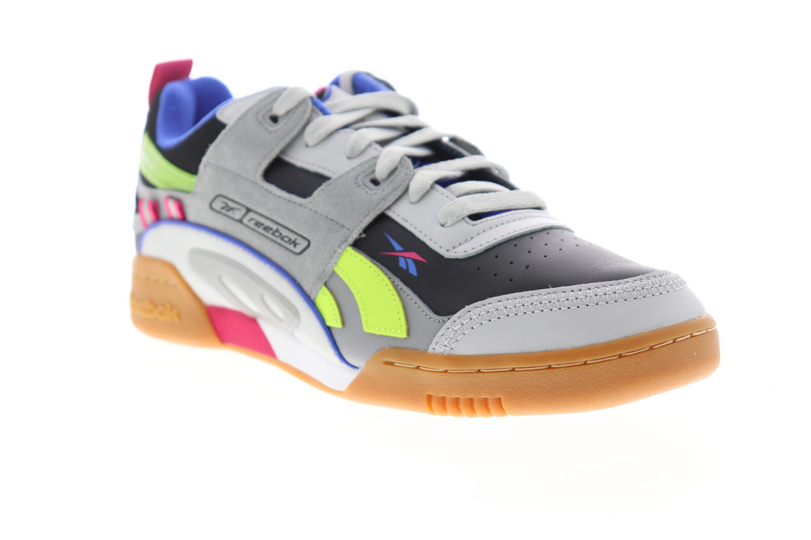 Reebok Workout Plus Ati 90s Dv5497 Mens Gray Leather Low Top Sneakers Shoes Reebok Workout Plus Ati 90s Dv5497 Mens Gray Leather Low Top Sneakers Shoes