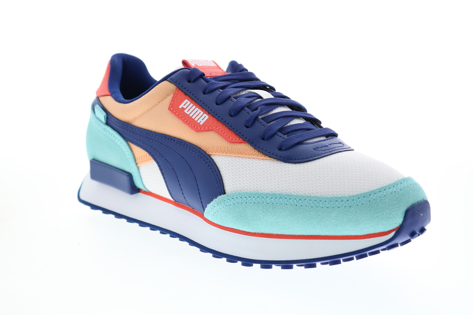 Puma Future Rider Court Side Mens Blue Lifestyle Sneakers Shoes