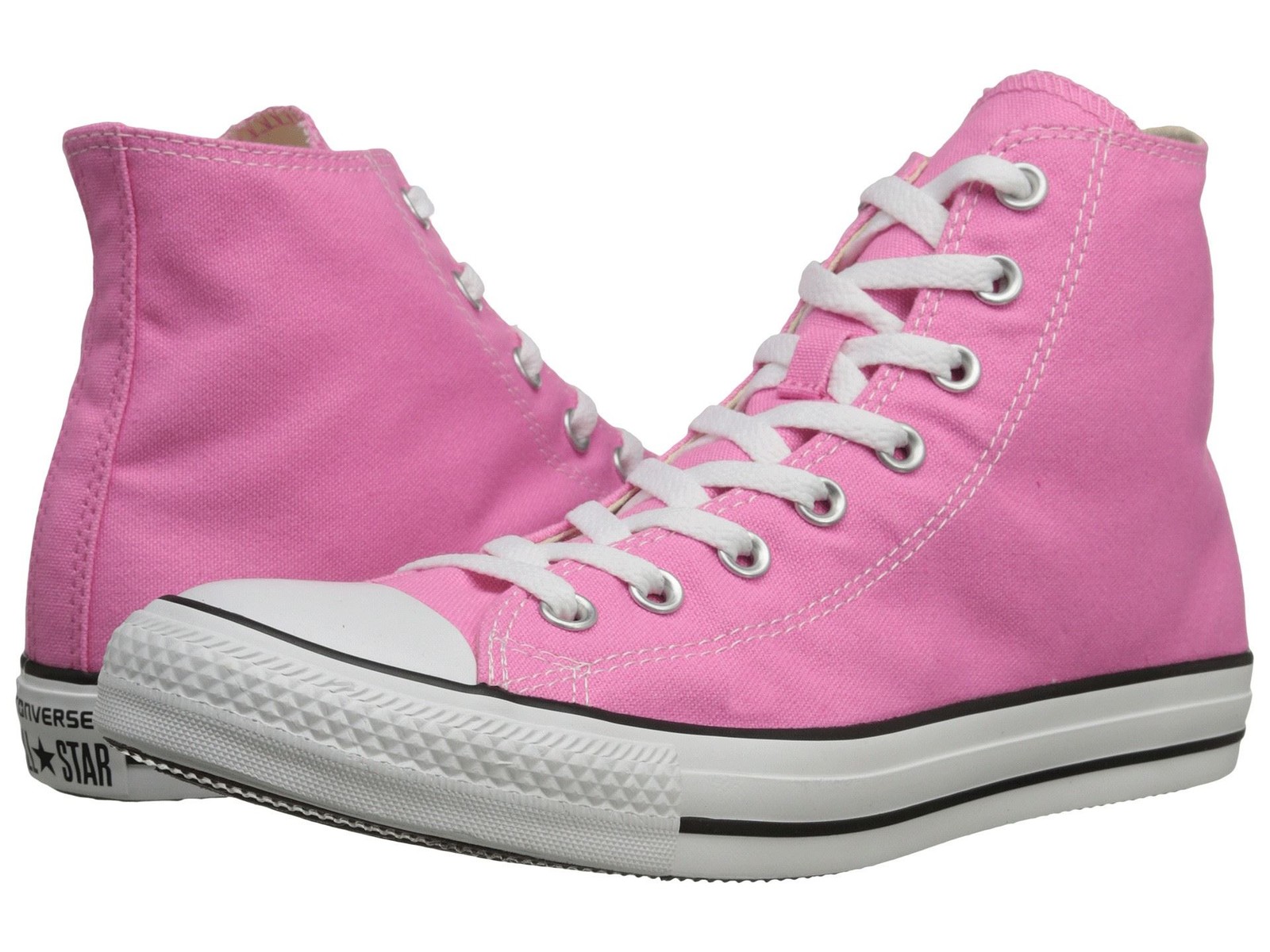 Converse All Star Chuck Taylor Hi Top Pink Canvas Mens Womens Size ... Converse All Star Chuck Taylor Hi Top Pink Canvas Mens Womens Size ...