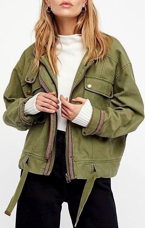 Free People Free People Flight Line Bomber Jacket Cargo Pink Army Military Tribal Ob767723 Free People Free People Flight Line Bomber Jacket Cargo Pink Army Military Tribal Ob767723
