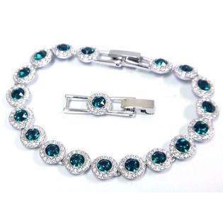 Swarovski Angelic Bracelet Emerald Green Crystal Medium 2016 Swarovski Jewelry 5237769