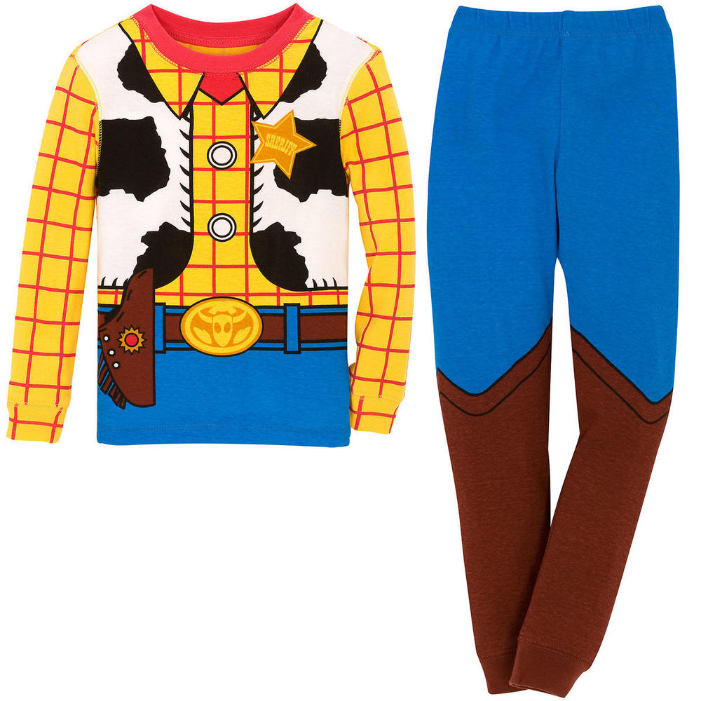 New Disney Store Toy Story Woody Pj Pals Costume Pajamas Size 3 Nwt