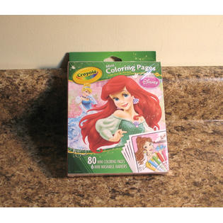 Crayola Disney Princess Mini Coloring Pages With Markers Art