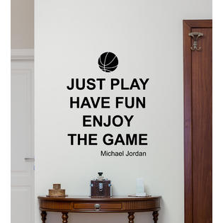 Michael Jordan Quote Wall Decal Basketball Vinyl Sticker Sport Gym