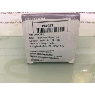 Lutron Maestro Sensor Switch 2a No Neutral Required Single
