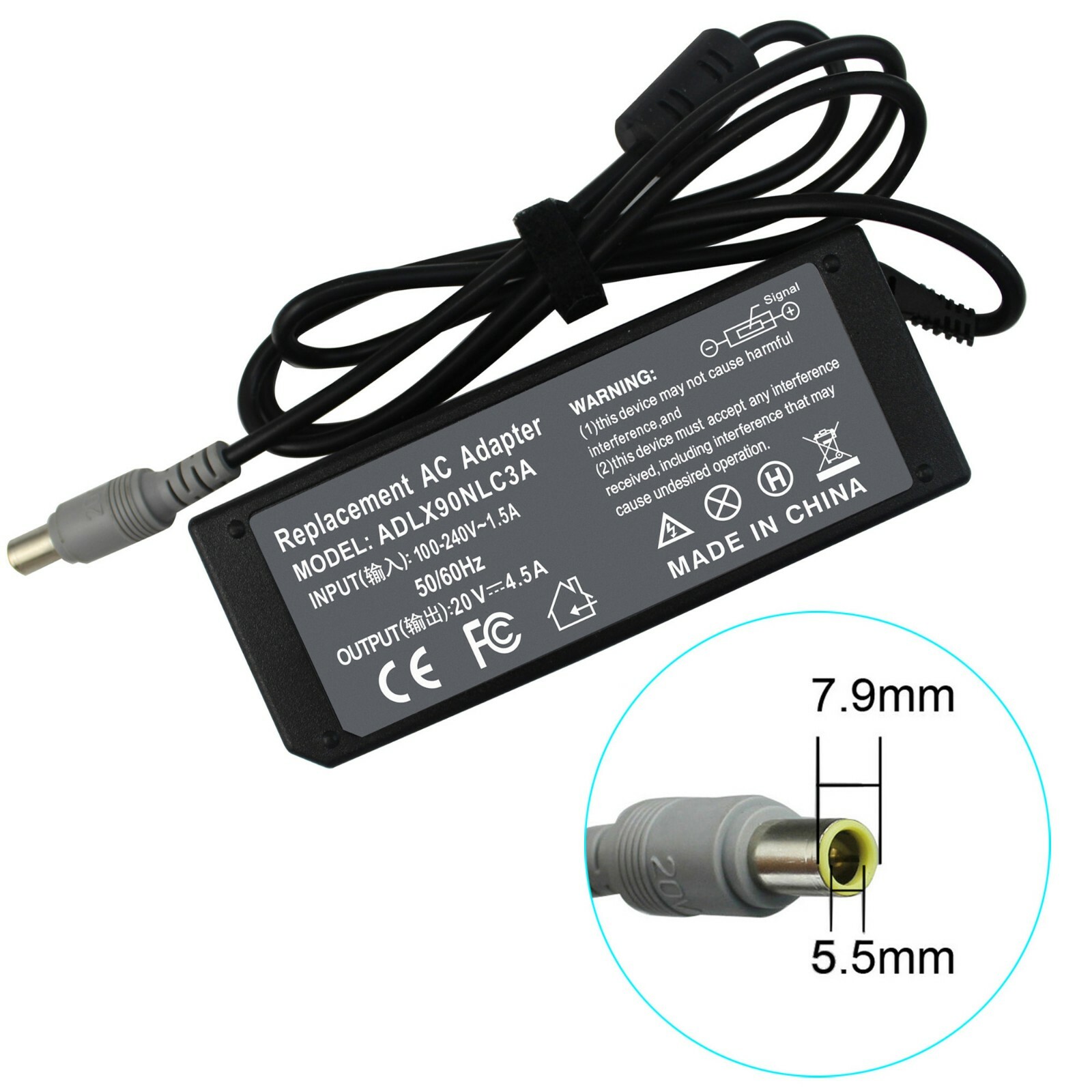For Ulela 85 Laptop Charger For Lenovo Ibm Thinkpad Edge 15 E2s 40y7659 42t4419 92p1157 90w