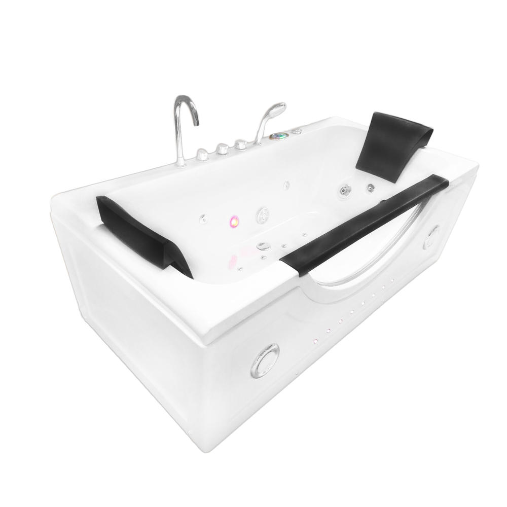 SIMBAUSA Whirlpool massage hydrotherapy corner bathtub hot tub 2 two person NIAGARA