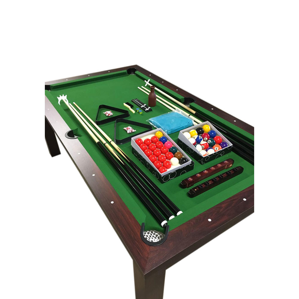 SIMBAUSA 7FT POOL TABLE Model MISSISIPI Snooker Full Accessories BECOME A BEAUTIFUL TABLE