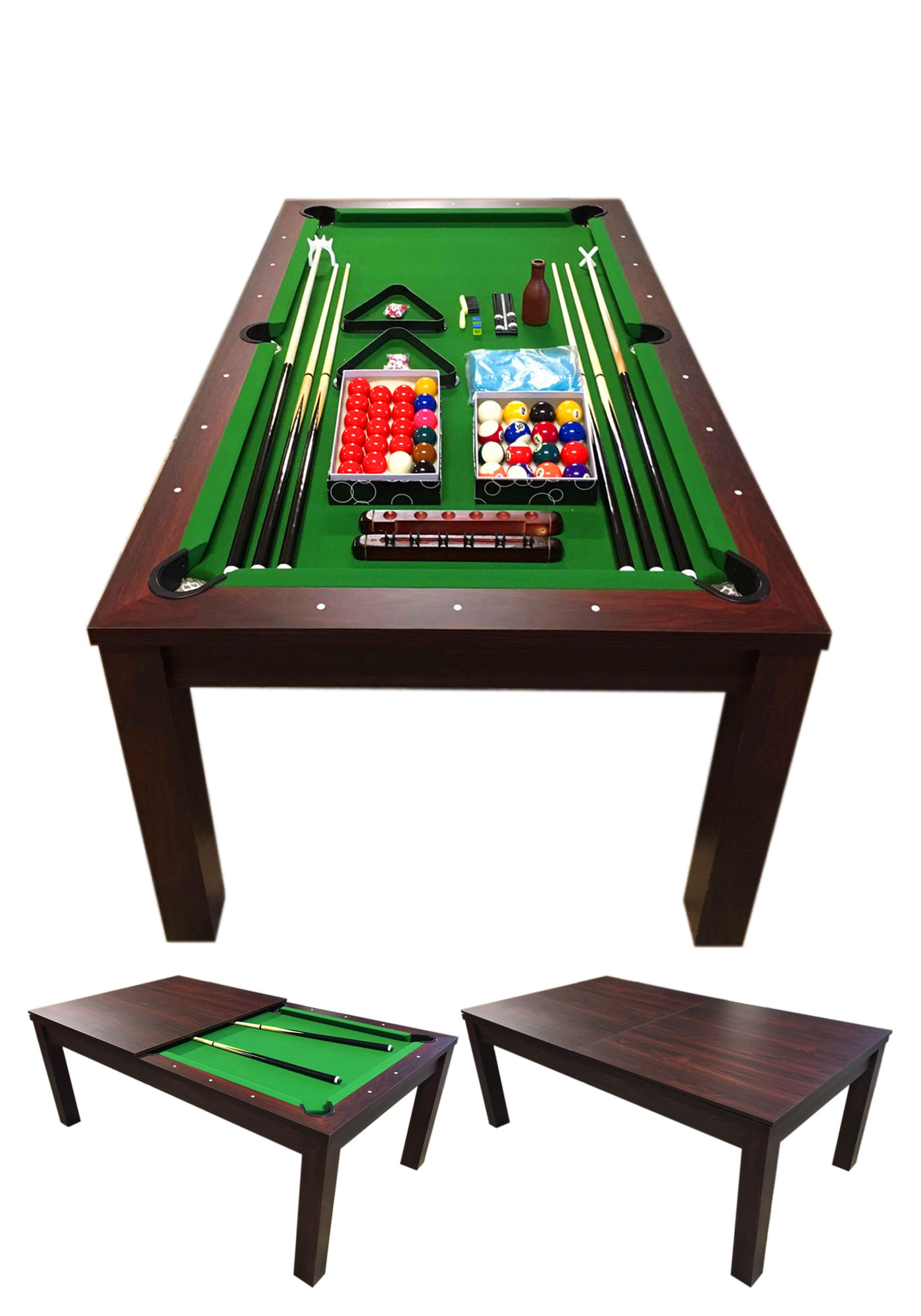SIMBAUSA 7FT POOL TABLE Model MISSISIPI Snooker Full Accessories BECOME A BEAUTIFUL TABLE