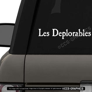 Oracal Les Deplorables Decal Trump Sticker 4 Sizes 22 Wide Large Deplorable