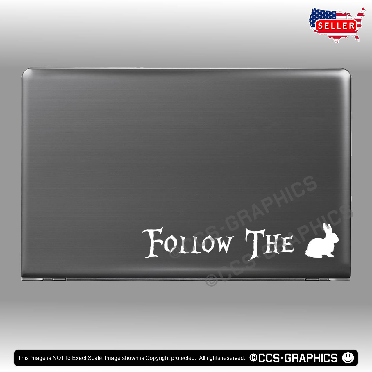 Oracal Follow The White Rabbit Decal Qanon Sticker 4 Sizes Or Custom 22 Large