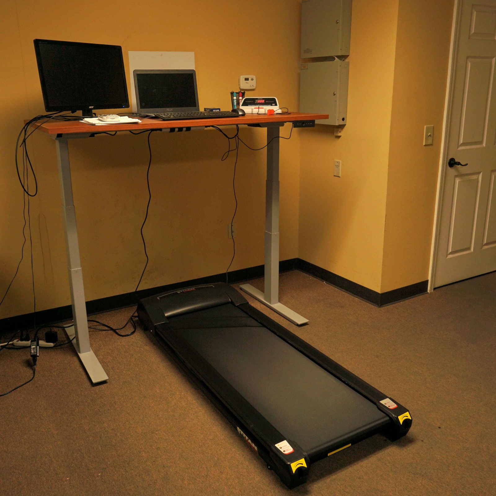 Titan Fitness Mini Treadmill For Under Desk Office Work Exercise