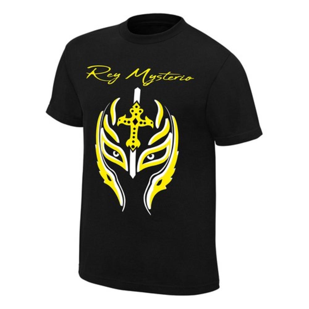Official Wwe Authentic Rey Mysterio Greatest Mask Of All Time Youth T Shirt