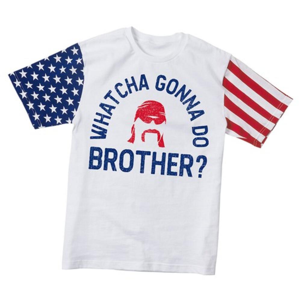 Official Wwe Authentic Hulk Hogan Stars Stripes Collection T