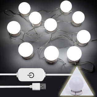 Pearl Earrings Make Up Mirror Lights Led Hollywood Kit Bulbs