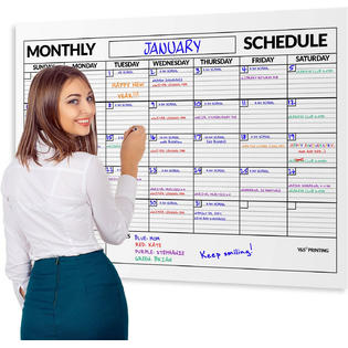 Y S Printing 021645 Large Dry Erase Poster Board Laminated