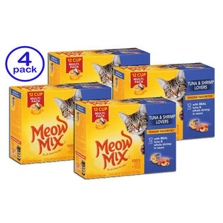 Meow Mix Tender Favorites Tuna And Shrimp Lovers Wet Cat Food 2 75 Oz 4 Pk