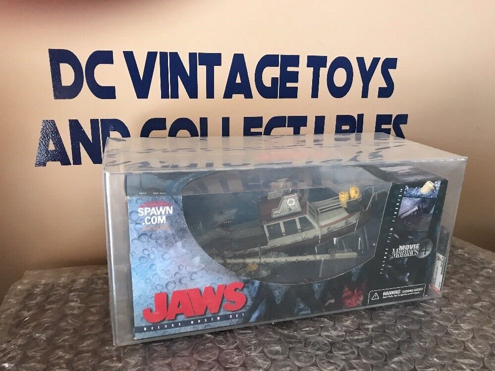 JAWS McFarlane Toys Deluxe Box Set - Movie Maniacs 4 - New, Sealed 